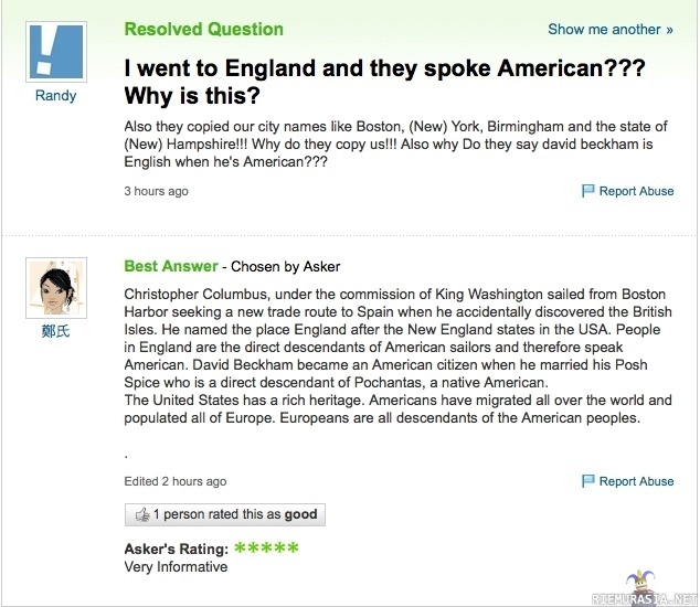 Miksi Englannissa puhutaan amerikkaa?