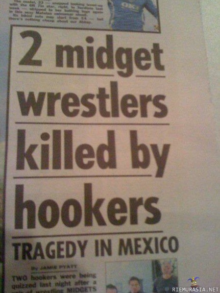 Tragedy in Mexico