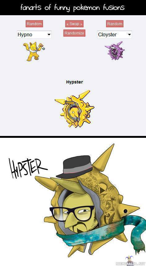 Pokemon fusion - Hypster
