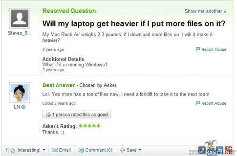 Heavy laptop