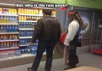 Wolverine ja Jack Sparrow kaupassa