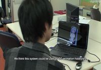 Naaman ilmeiden kaappaus 3D hahmolle suoraan web-kamerasta