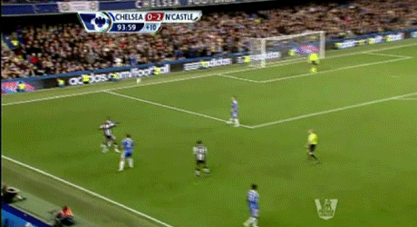 Cissé vs Chelsea - huikea maali