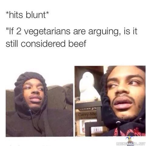 Vegans arguing - having beef?