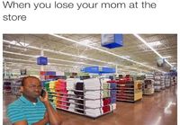 Kun kadotat äitisi kaupassa