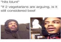 Vegans arguing