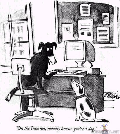 On the internet... - ...nobody knows you&#039;re a dog.
