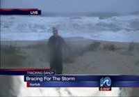 Hurrikaani Sandyyn valmistautumista
