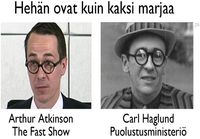 Carl Haglund ja Arthur Atkinson