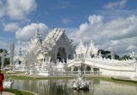 Valkoinen temppeli, Chiang Mai, Thaimaa.