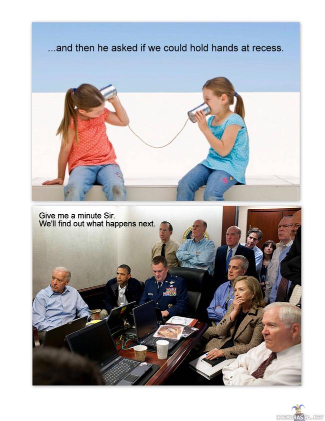 NSA salakuuntelu - Kiva kuva t. NSA