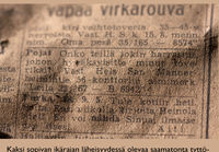 Helsingin Sanomat joskus 50-luvulla
