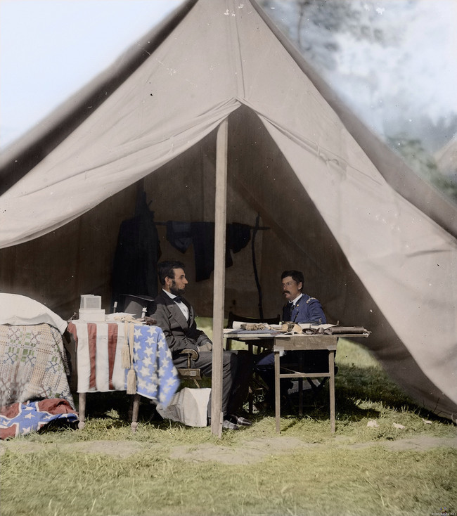 Kuva Abraham Lincolnista - Kuva josta siluetti pennin kolikkoon on otettu