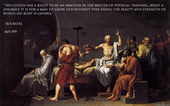 Socratesin tsemppi puhe - Nytkun uusivuosi lähenee ja sparraatte itseänne