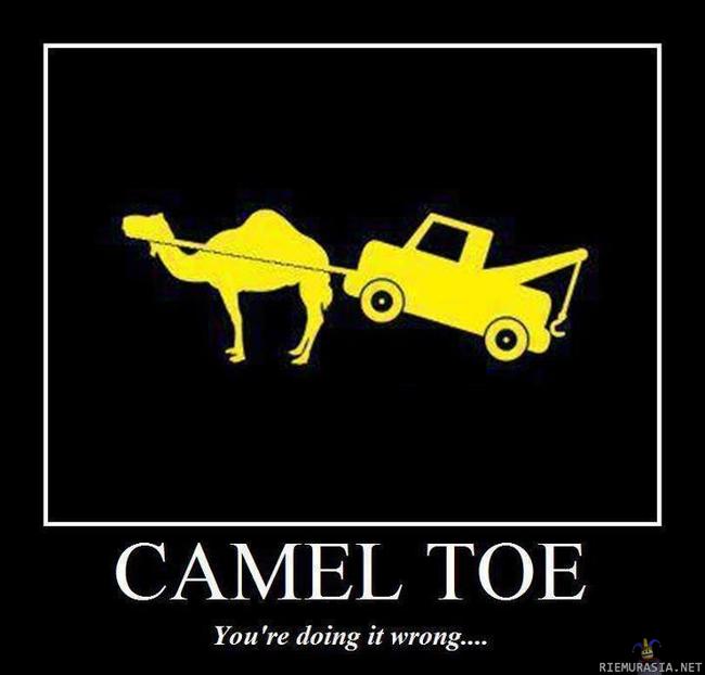 Camel toe - you&#039;re doin it wrong!