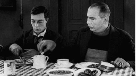 Aamukahvit - Buster Keaton