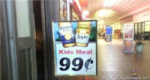 Kids meal fail