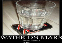 Water on mars