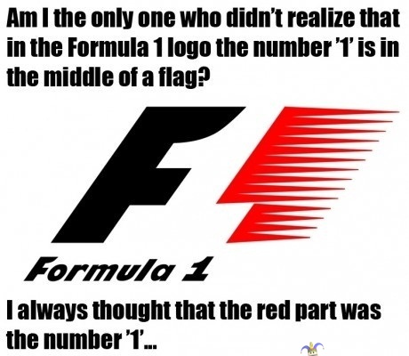 F1 Logo - Olinko ainut?