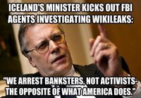 Islannin sisäministeri lähetti FBI:n kotimatkalle