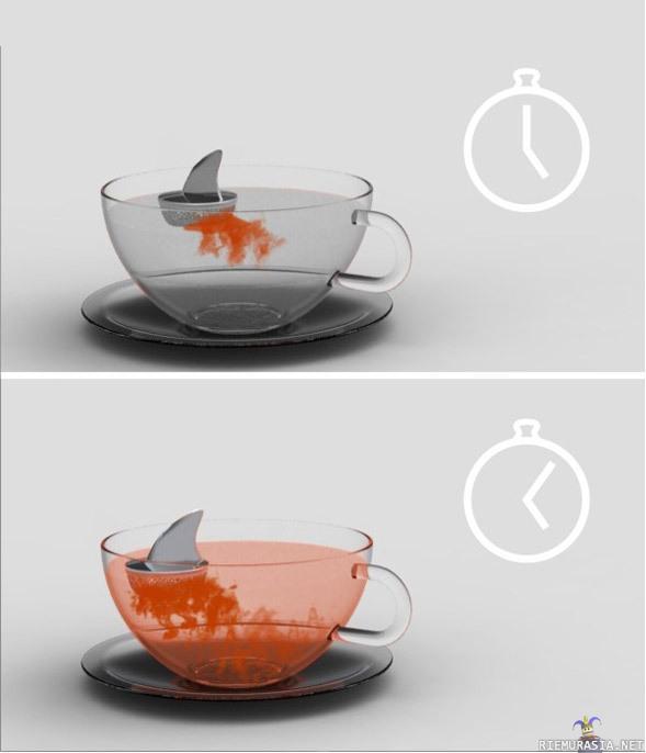 Shark tea - Hauska idea