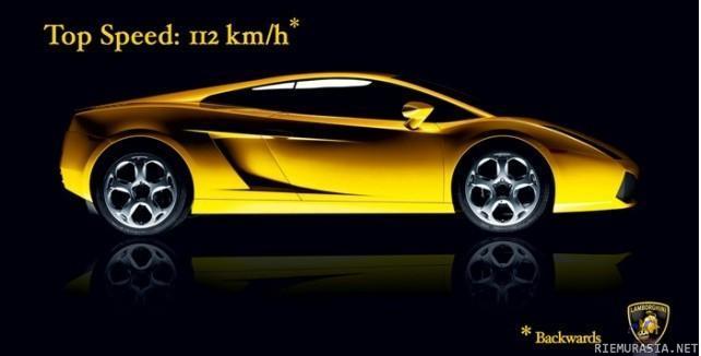 Lamborghini - 112km/h