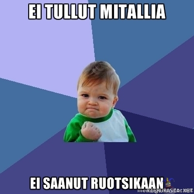 Saavutus sinänäsä