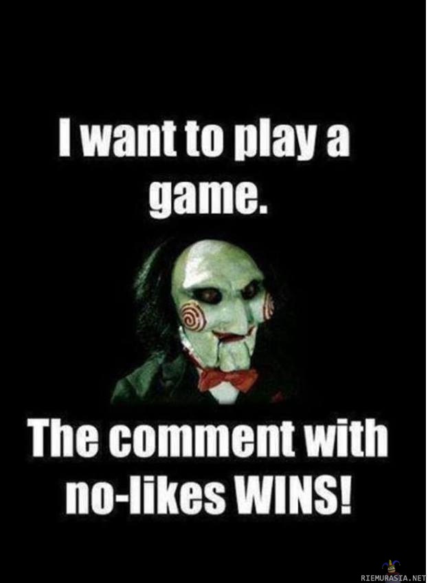 I want to play a game.