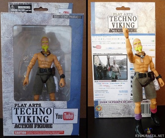 Techno Viking action figure