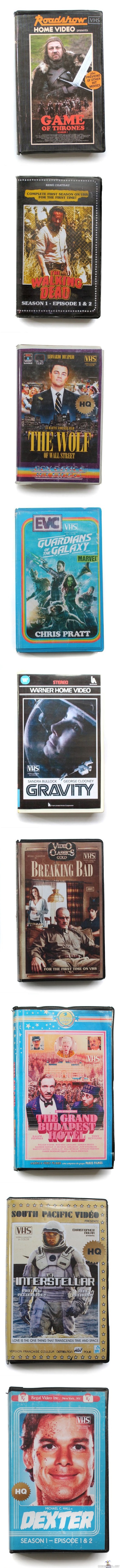 Nykysarjat ja leffat VHS-muodossa