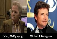 Marty McFly vs. Michael J. Fox
