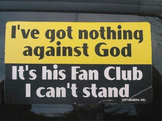 God&#039;s Fan Club - I just can&#039;t stand it.