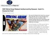 Ensimmäinen MGS ilmaiseksi modaajien ja itse Konamin ansiosta.
