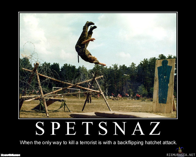 Spetsnaz - Like a ninja....