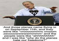 George W Bush - lentokoneet