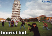 Tourist fail