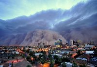 Hiekkamyrsky, Phoenix, Arizona, Heinäkuu 2011