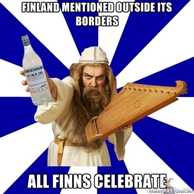 Suomi tiedoitusvälineissä - se on hauskaa koska se on totta
