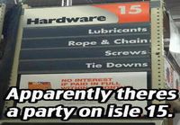 Party on isle 15
