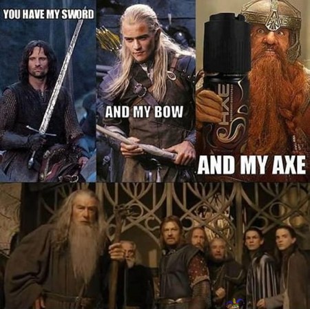 You have my AXE