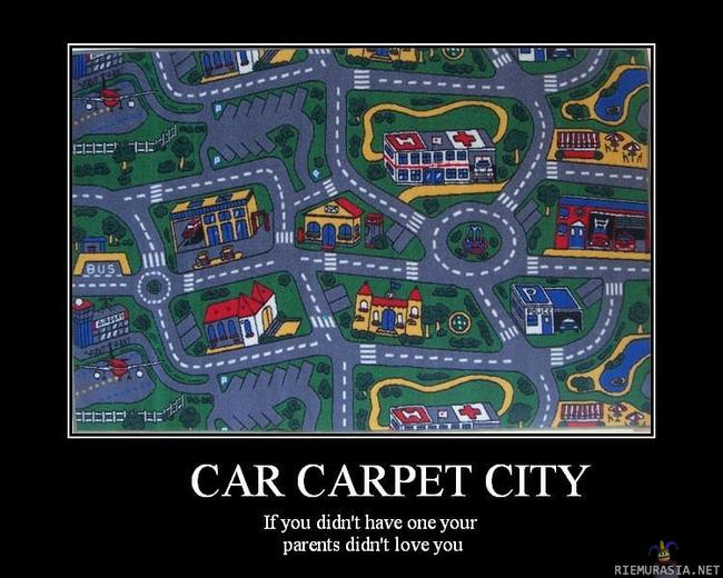 car carpet city - did you have a car carpet city as a child? 