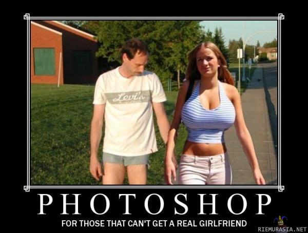 Photoshop auttaa yksinäisiä