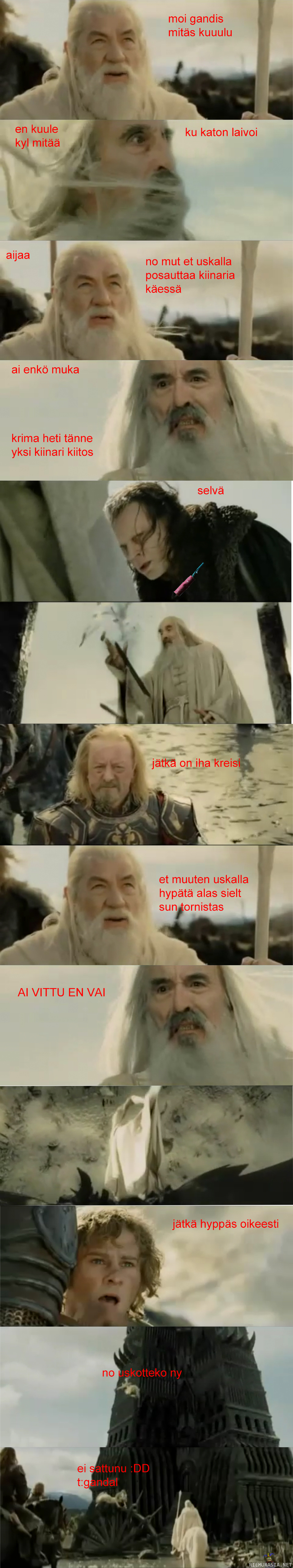 Gandalf uskaltaa