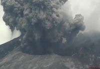 Tulivuori purkautuu japanissa