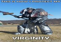 This is how i protect my virginity