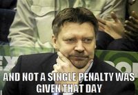 AND NOT A SINGLE PENALTY WAS GIVEN THAT DAY