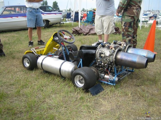 Jet powered gokart