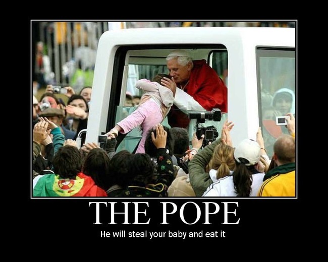 Paavi - Paavi varastaa lapsesi ja syö ne
