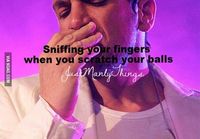 Sniffing your fingers