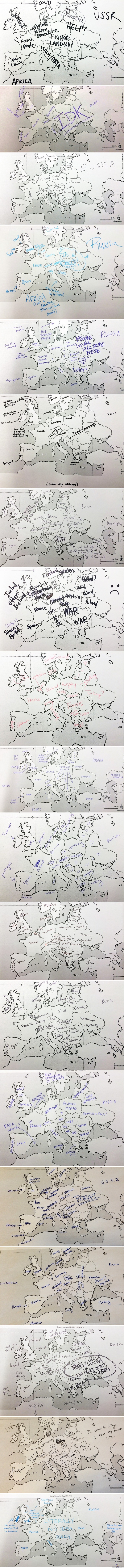 Jenkkien maantiedontuntemus - Buzzfeed-sivusto testasi, miten hyvin amerikkalaiset tuntevat Euroopan maantiedettä. Vastaajat saivat eteensä Euroopan kartan, josta puuttuivat valtioiden nimet. Vastaajat yrittivät sijoittaa valtiot oikeille paikoilleen. http://www.buzzfeed.com/summeranne/americans-try-to-place-european-countries-on-a-maprnps. Suomi mainittu!